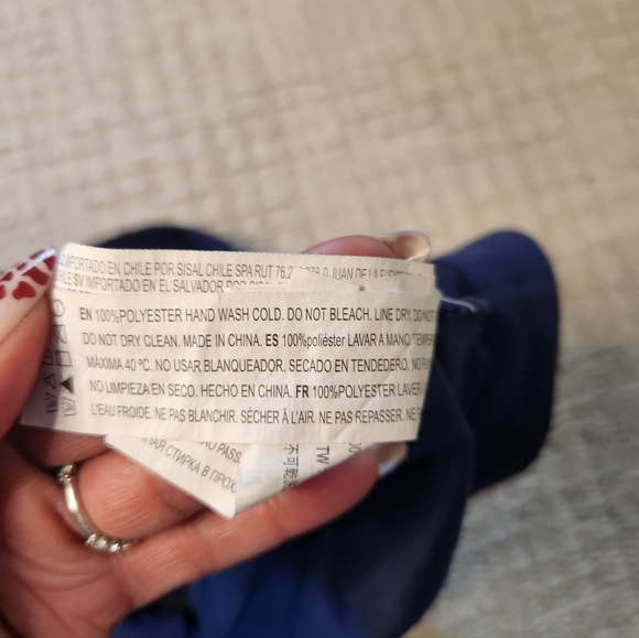 Forever 21 Contemporary Navy Wide-Leg Pants - Picture 14 of 14